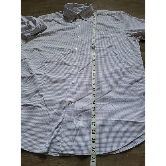 Southern Tide Intercoastal Performance Nylon Shirt Mens L Blue/Red Button Down - Picture 6 of 7